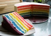Tort tęczowy