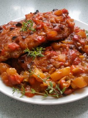 Schab w sosie cygańskim