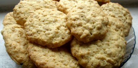 Ciasteczka owsiane z budyniem