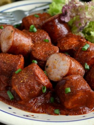 Currywurst czyli niemieckie kiełbaski z curry