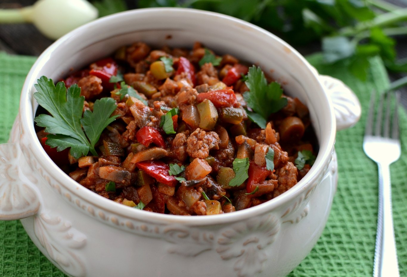 Bigos pieczarkowy
