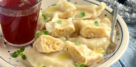 Pierogi z kapustą z grochem