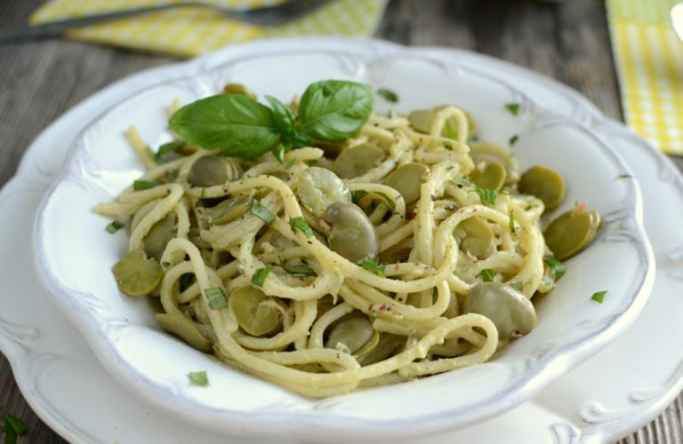 Spaghetti z bobem
