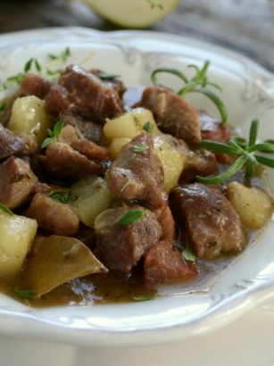Gulasz z gruszką