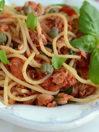 Spaghetti z tuńczykiem