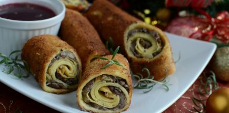 Krokiety z maślakami