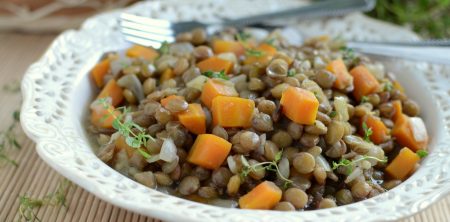 Ragout z soczewicy z marchewką