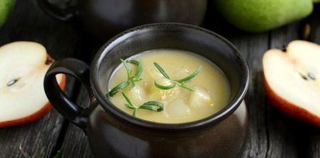 Krem z dyni z gruszką i rozmarynem