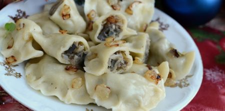 Pierogi z kapustą i grzybami
