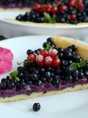 Tarta jagodowa z kremem budyniowym