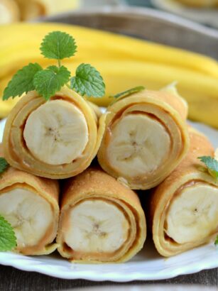 Naleśniki z kajmakiem i bananami a'la banoffee
