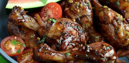 Grillowane pałki w marynacie arbuzowo-musztardowej