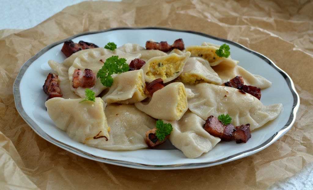 Pierogi z dynią,ricottą i szałwią