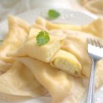 Pierogi z dynią, serem i rodzynkami