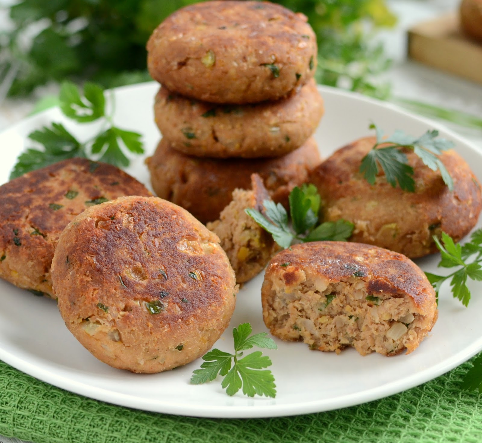 Kotleciki porosołowe z cieciorką