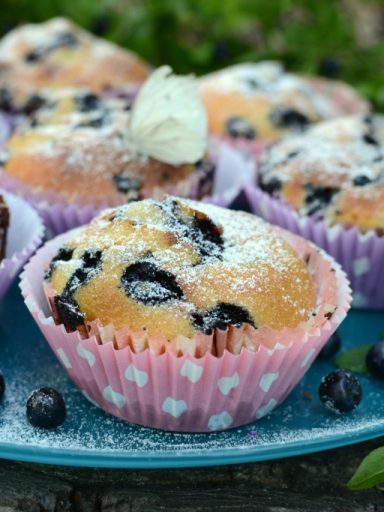 Muffinki z jagodami