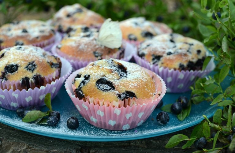 Muffinki z jagodami