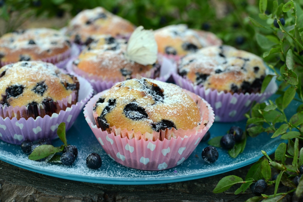 Muffinki z jagodami