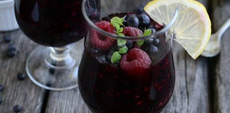 Kisiel malinowo-jagodowy