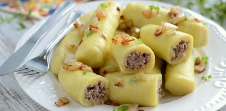 Ziemniaczane cygara z mięsem
