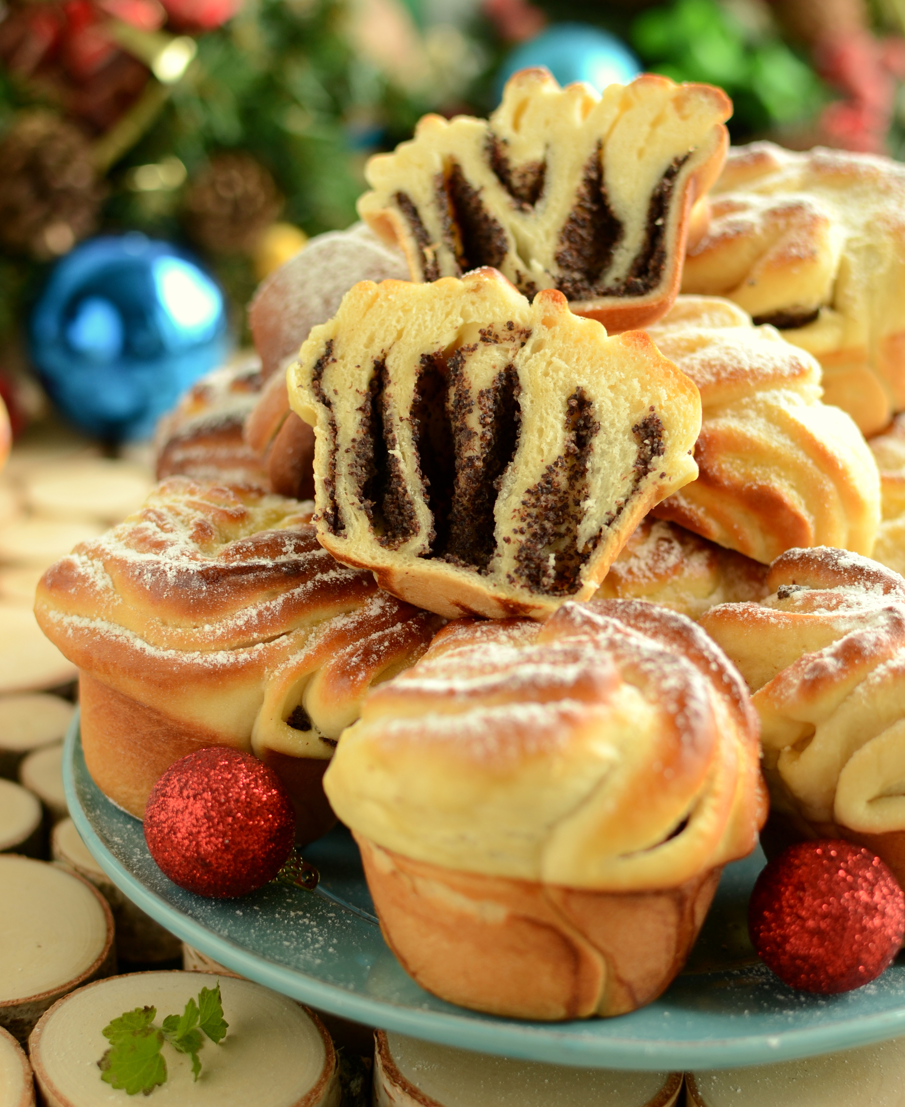 Makowe różyczki