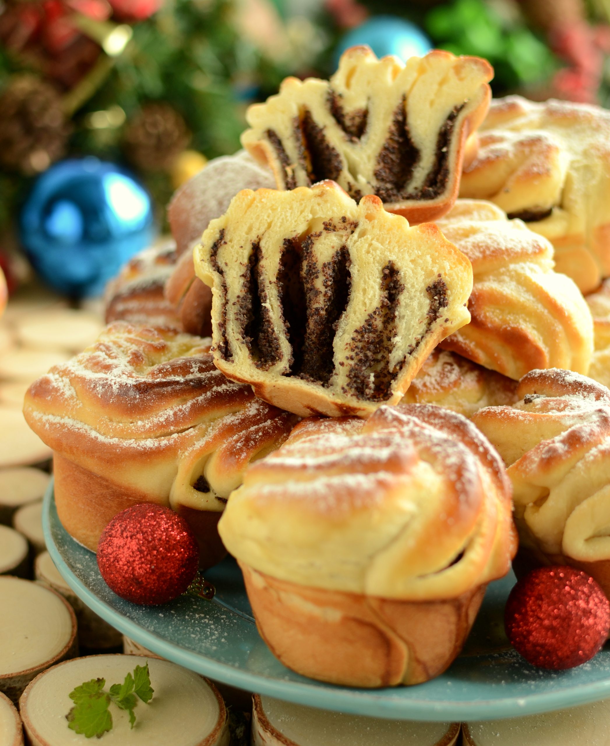 Bułeczki z makiem „makowe różyczki”