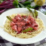 Tagliatelle z sosem kurkowym