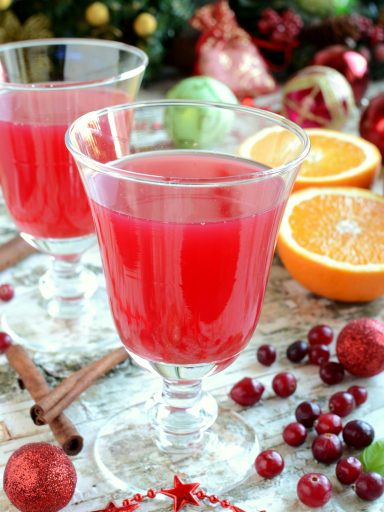 Kompot żurawinowy