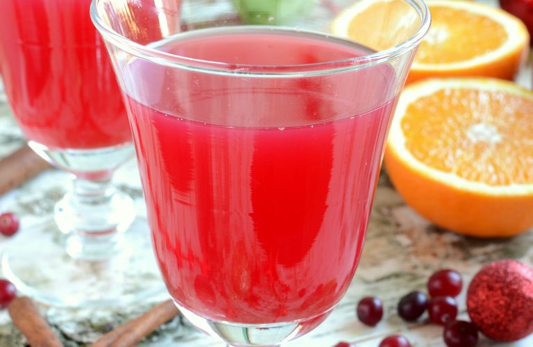 Kompot żurawinowy