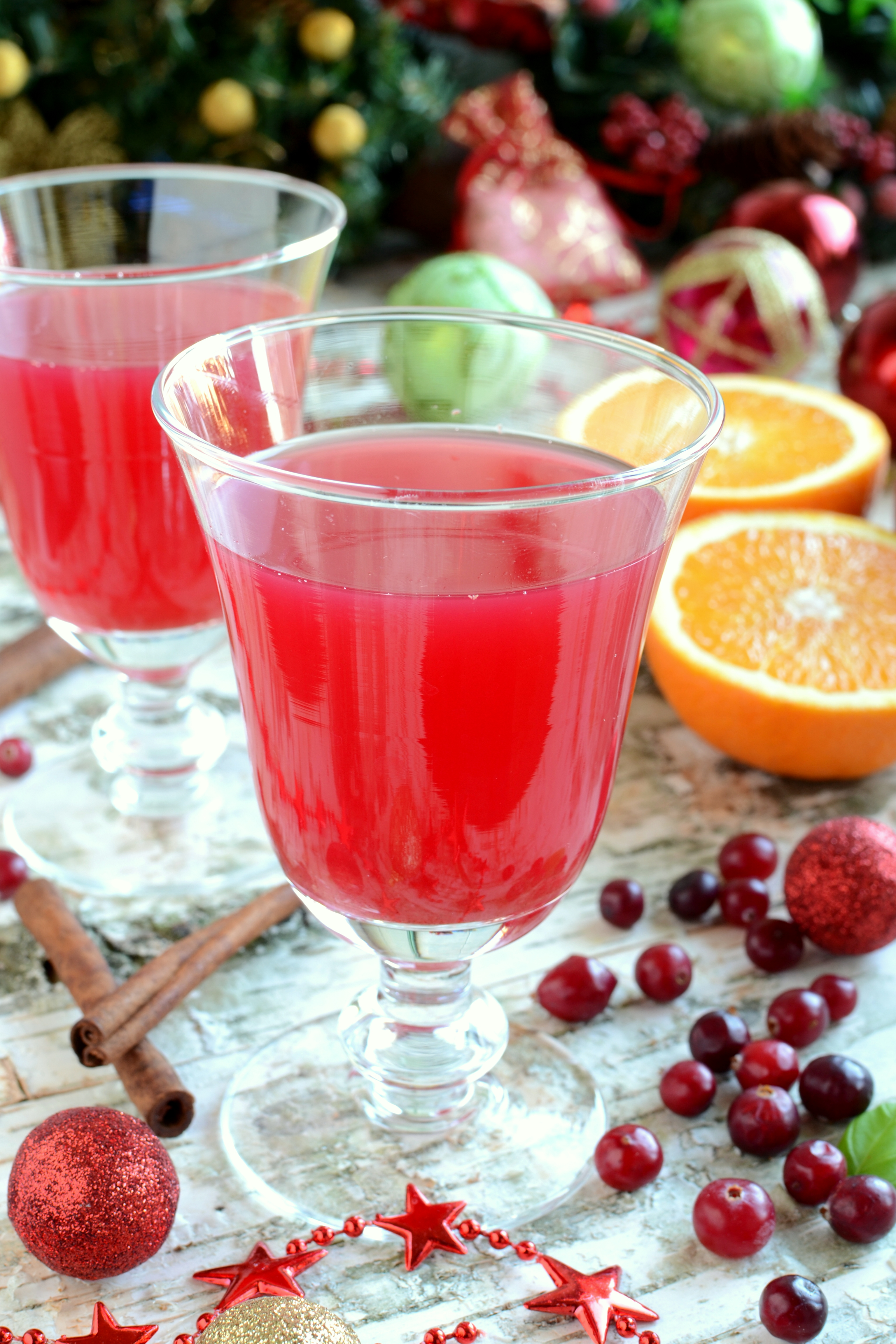 Kompot żurawinowy