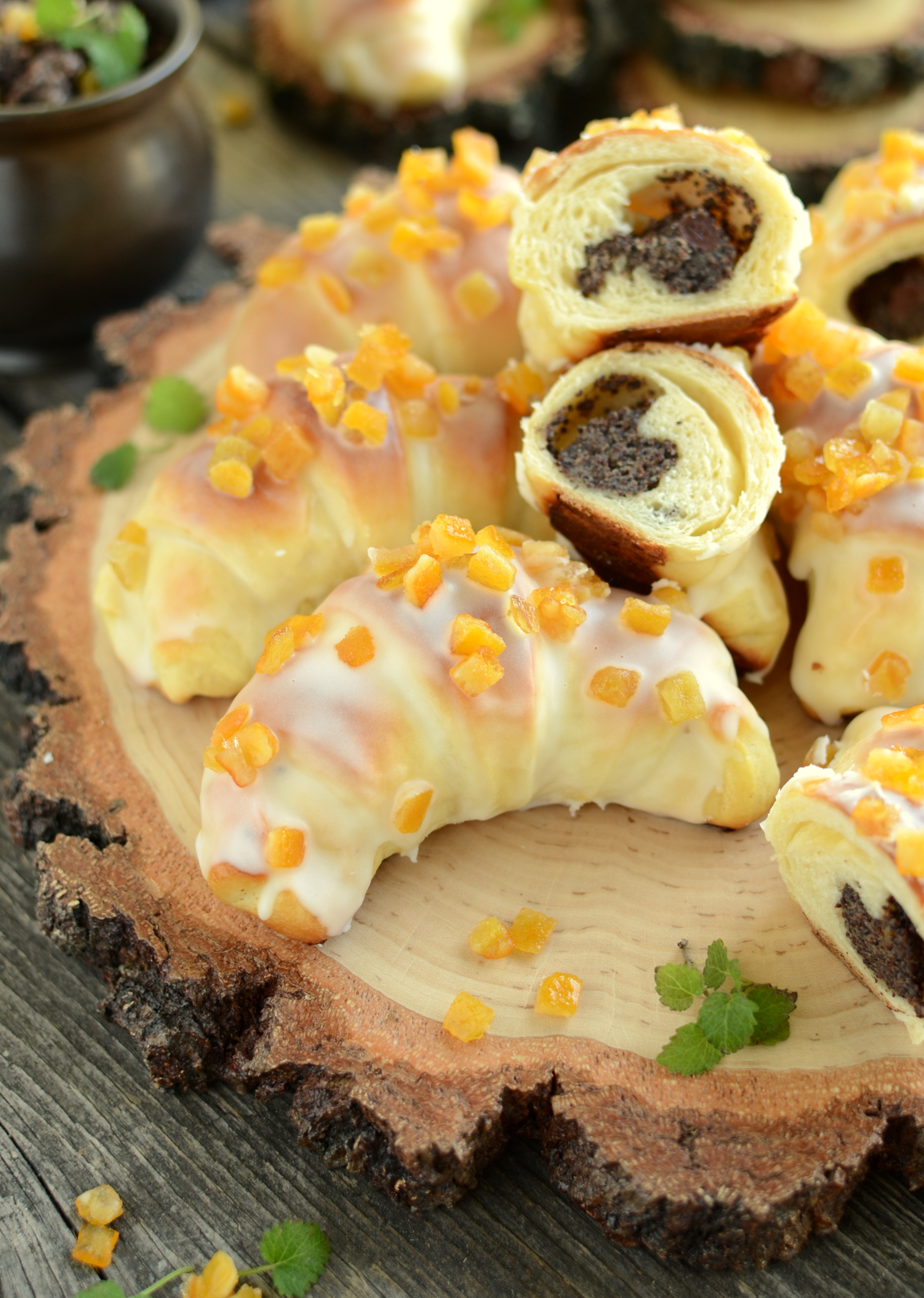 Rogaliki z makiem