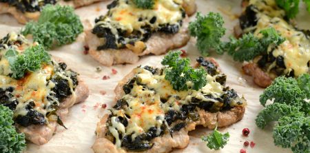 Schab pod jarmużową pierzynką