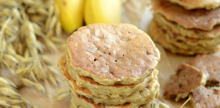 Owsiane placuszki bananowe