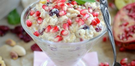 Muesli dr Birchera z jabłkiem, żurawiną i granatem