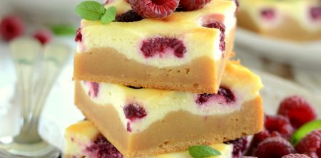 Sernikotoffi z malinami