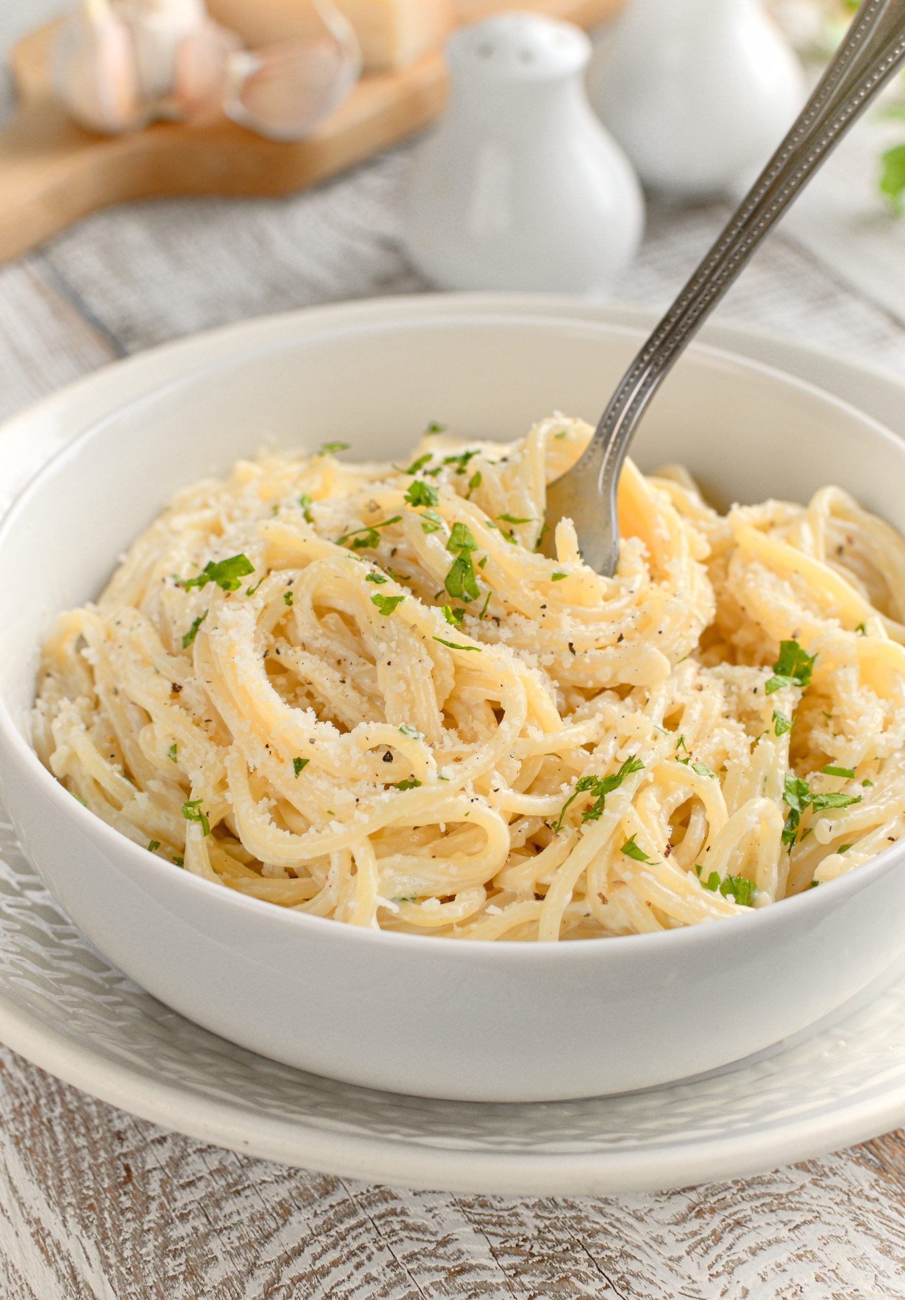 Spaghetti z sosem Alfredo