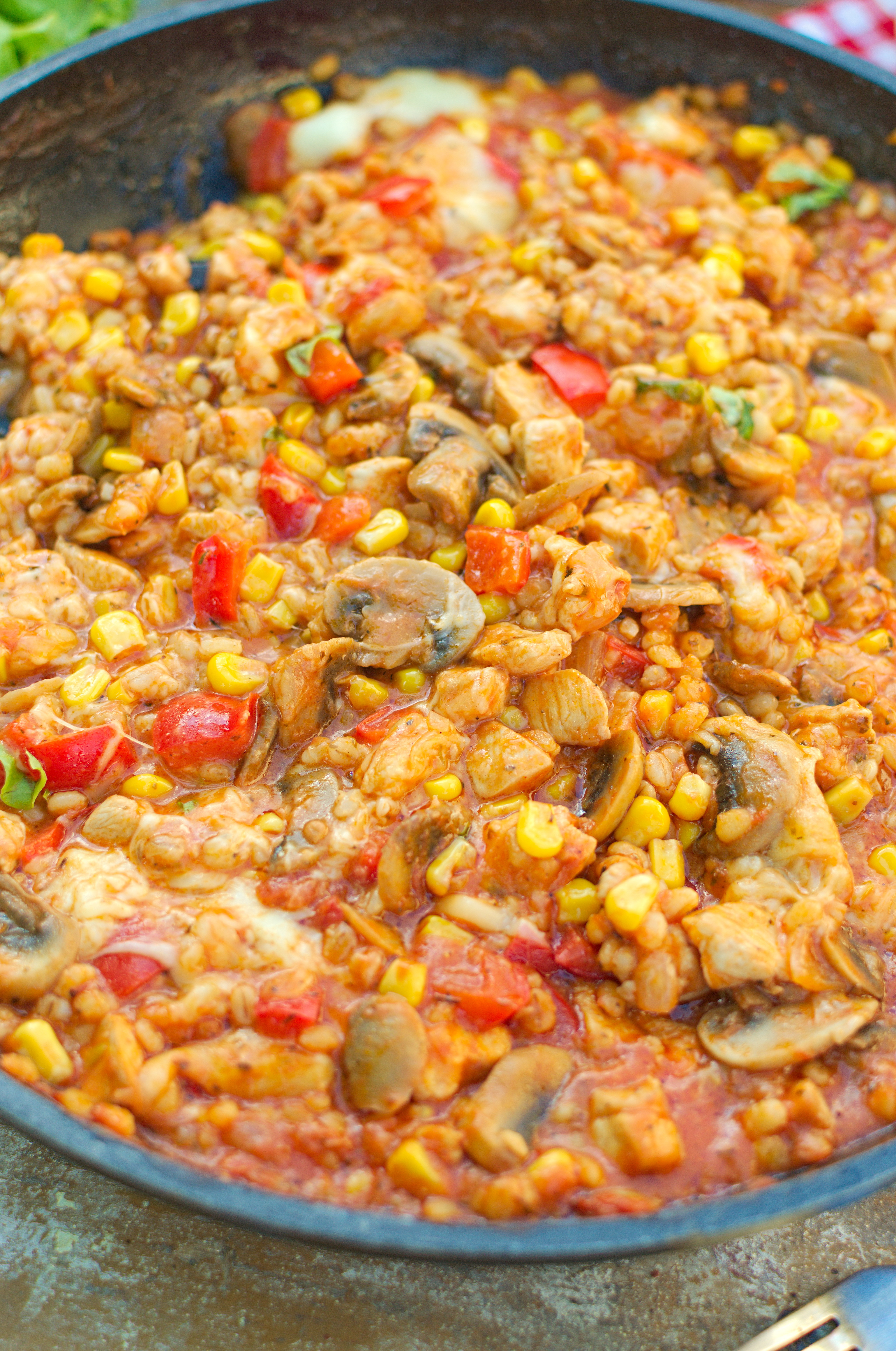 Kaszotto a'la pizza