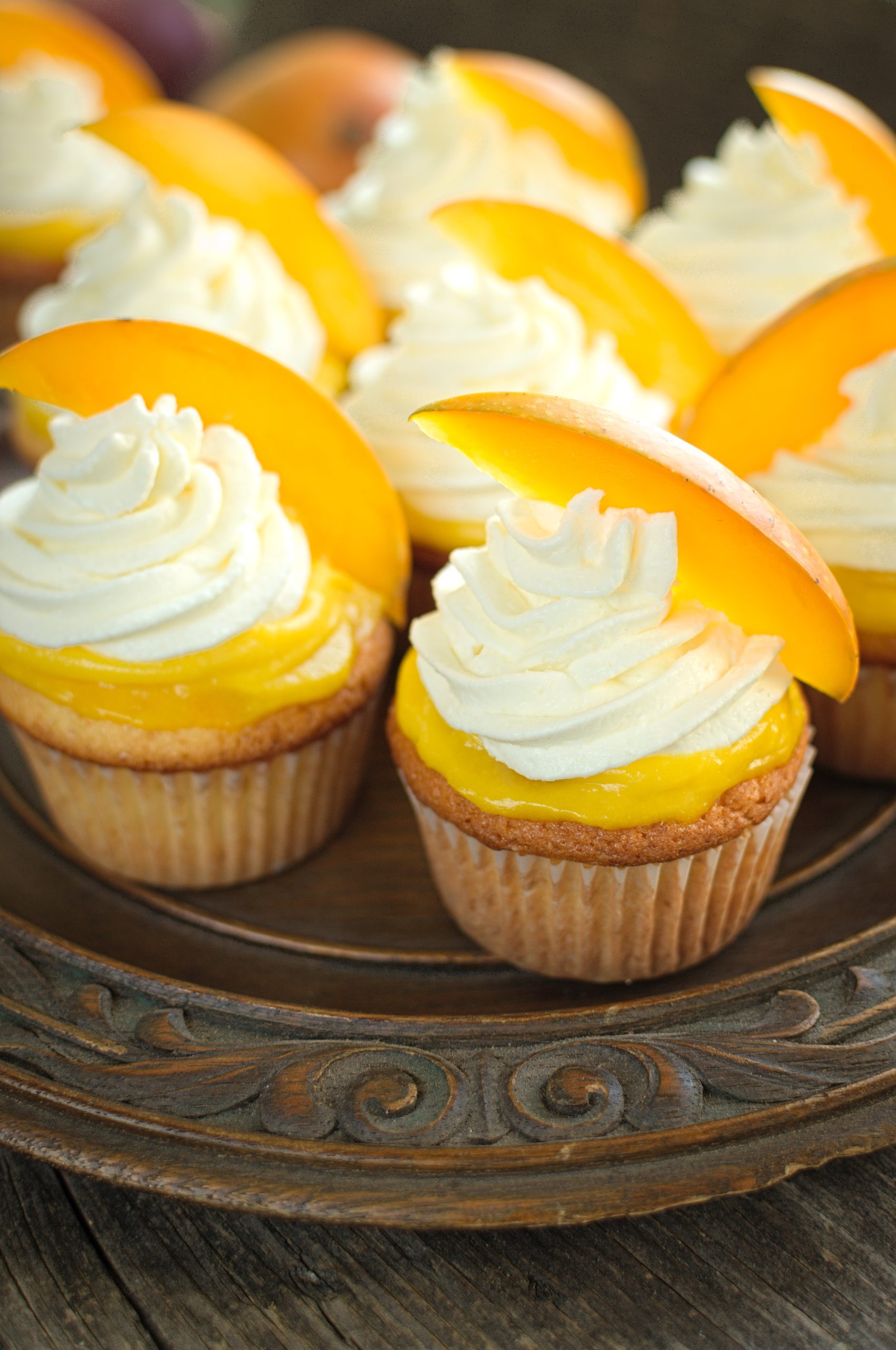 Babeczki o smaku mango lassi (Mango lassi cupcakes)