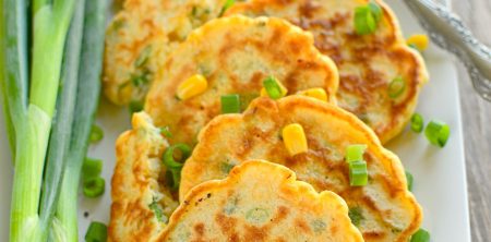 Puszyste placki z kukurydzą