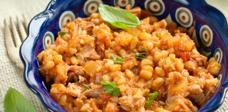 Kaszotto pomidorowe z tuńczykiem