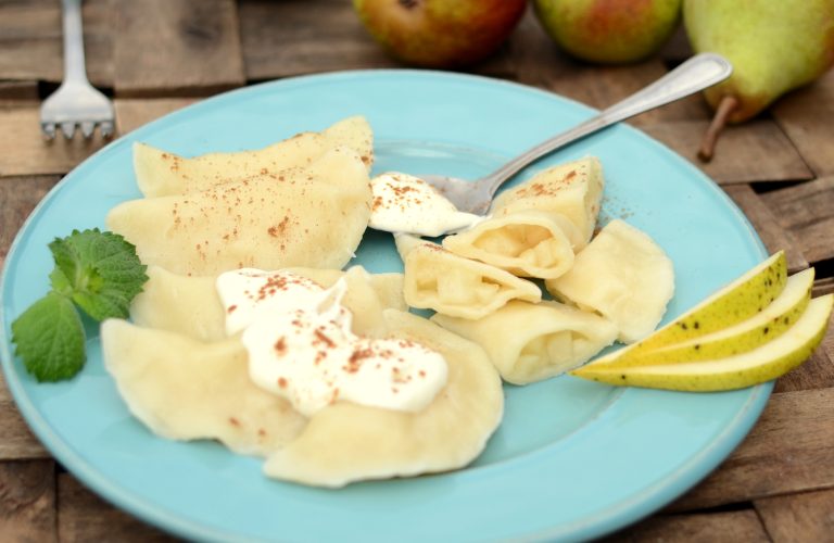 Pierogi z gruszkami