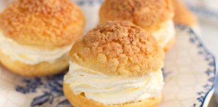 Ptysie craqueline (Ptysie z chrupką)