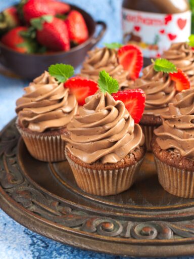 Babeczki z nutellą (nutella cupcakes)