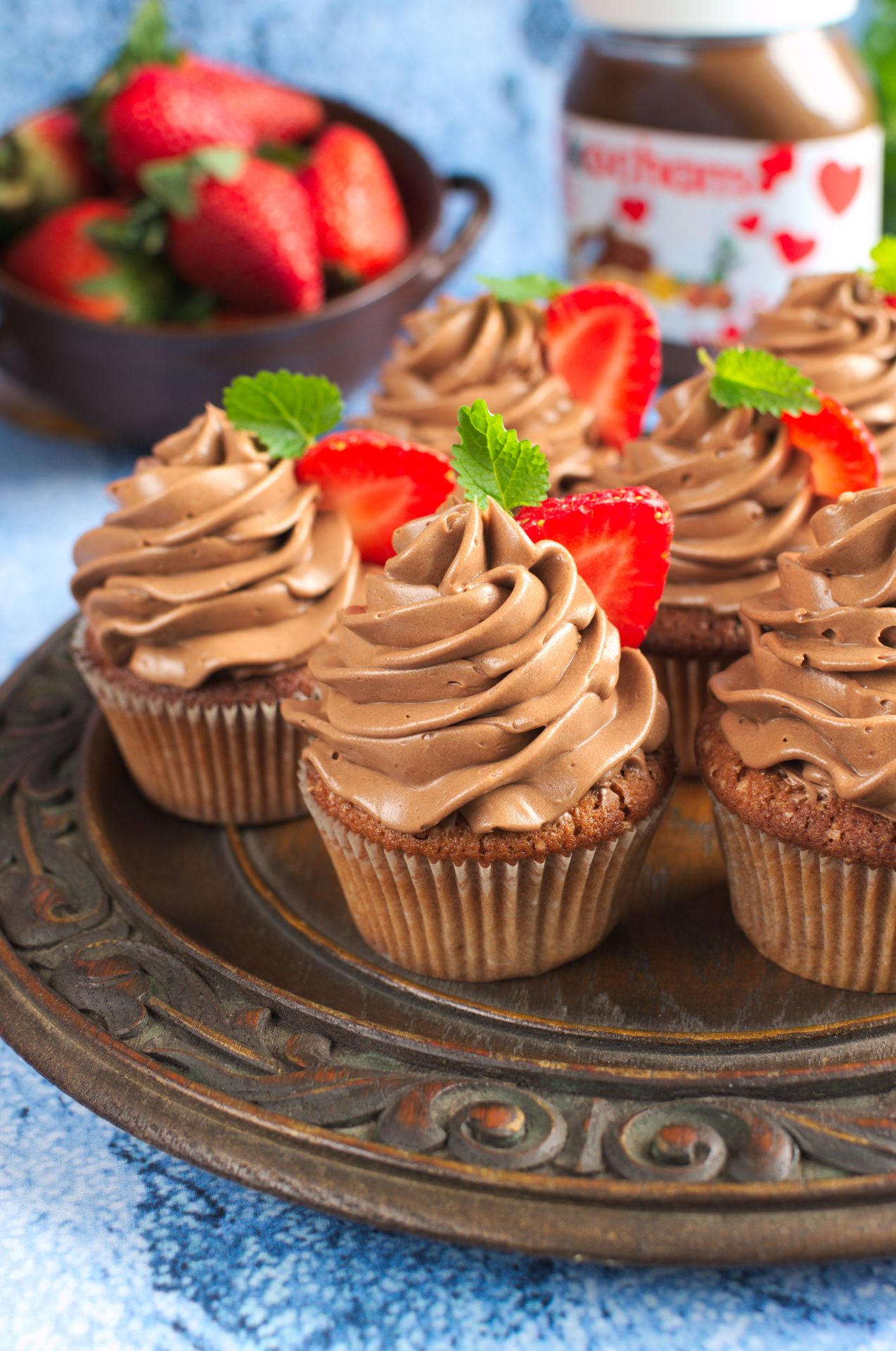 Babeczki z nutellą (nutella cupcakes)