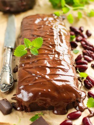 Brownie z czerwonej fasoli