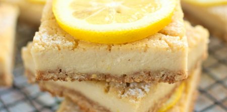 Cytrynowe kostki (vegan lemon bars)