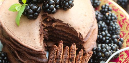 Czekoladowe placuszki (chocolate pancakes)