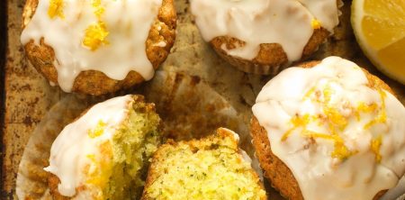 Cytrynowe muffinki cukiniowe