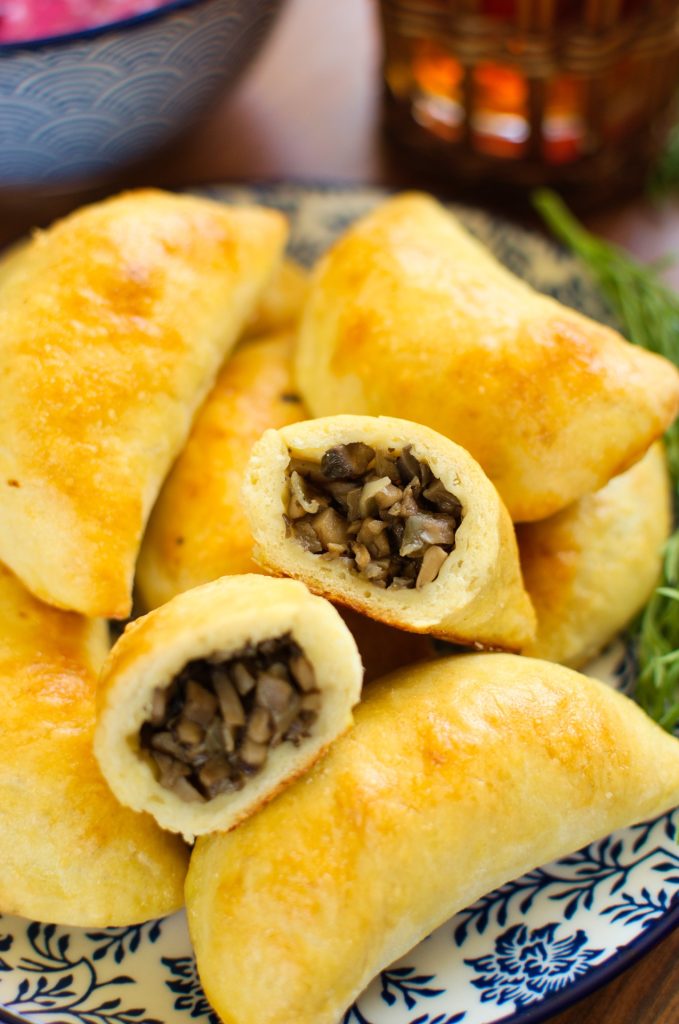 Paszteciki z pieczarkami
