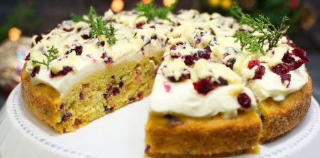Ciasto z żurawiną, białą czekoladą i nutą pomarańczy (Cranberry Bliss Bars)